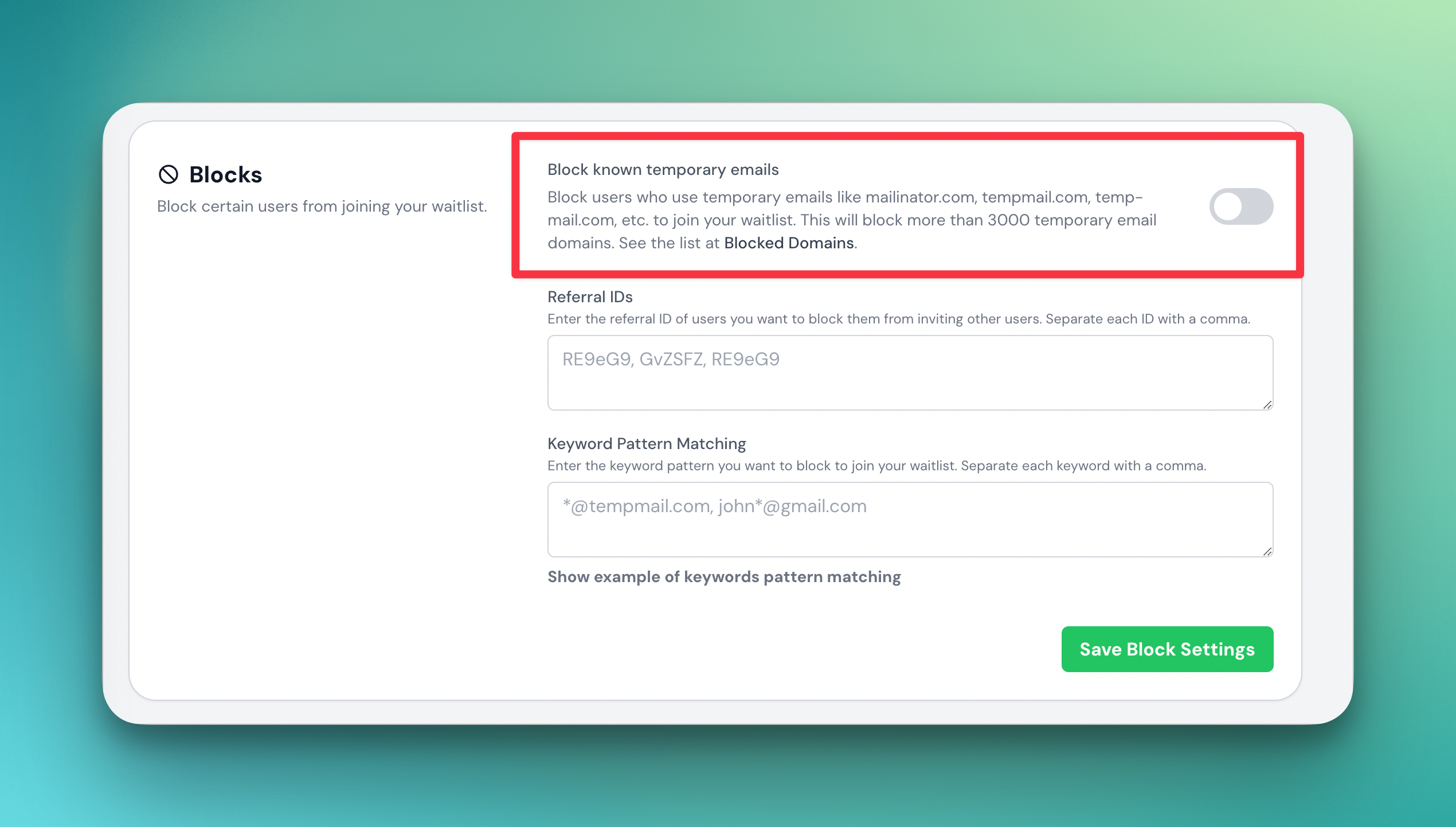 Block Temp Email Domains to Protect Your Waitlist 🚫